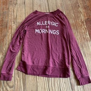 Allergic to Mornings Lightweight Sweatshirt